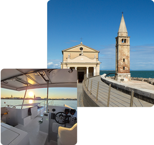 Noleggio catamarano con skipper a Caorle - Tour in barca con catamarano elettrico Sun Kiss